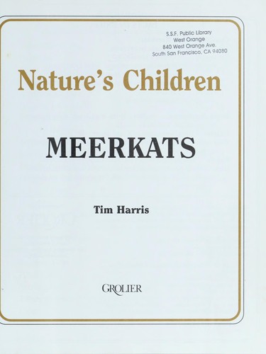 Meerkats cover