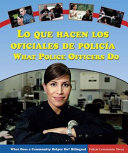 What Does a Police Officer Do? cover