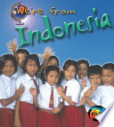 We're from Indonesia cover