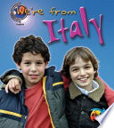 We're from Italy cover