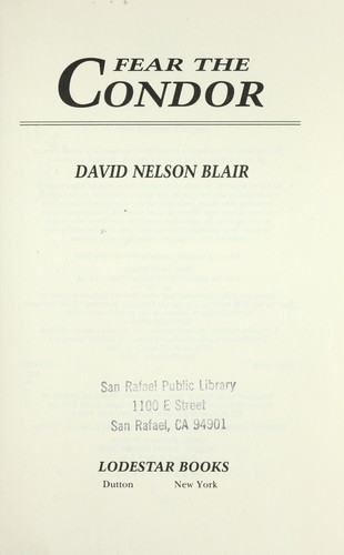 Fear the Condor cover