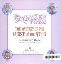 The Mystery of the Ghost in the Attic cover