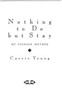 Nothing to Do but Stay cover