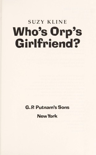 Who's Orp's Girlfriend? cover