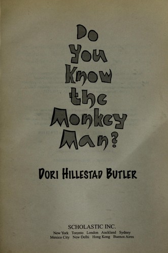 Do You Know the Monkey Man? cover