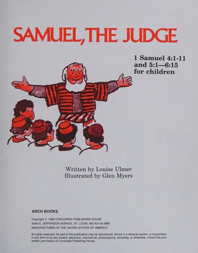 Samuel, the Judge cover