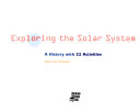 Exploring the Solar System for Kids: A History with 22 Activities cover