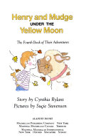 Henry and Mudge Under the Yellow Moon cover