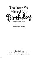 The Year We Missed My Birthday cover
