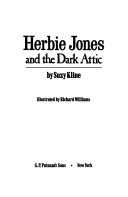 Herbie Jones and the Dark Attic cover