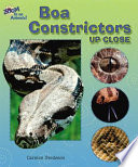 Boa Constrictors up Close cover