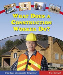 What Does a Construction Worker Do? cover