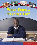 What Does a Teacher Do? cover
