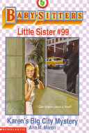 Karen's Big City Mystery cover