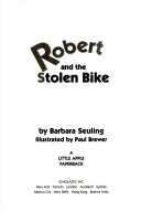 Robert and the Stolen Bike cover