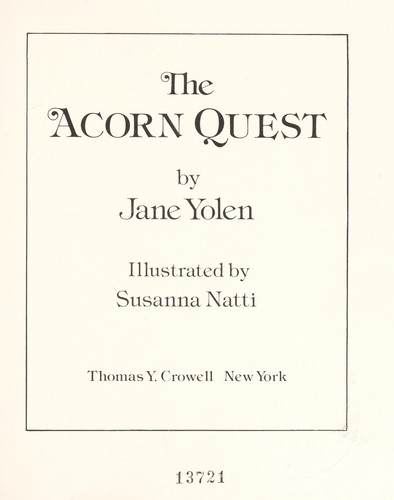 The Acorn Quest cover