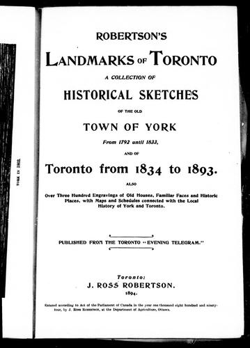 Toronto cover