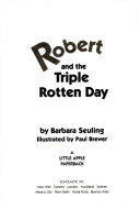 Robert and the Triple Rotten Day cover