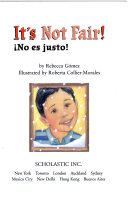 It's Not Fair! cover