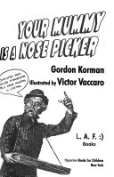 Your Mummy Is a Nose Picker cover