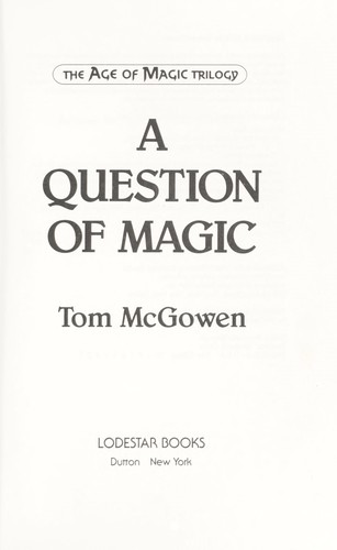 A Question of Magic cover