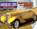 American Cars Before 1950 cover