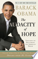 The Audacity of Hope: Thoughts on Reclaiming the American Dream cover