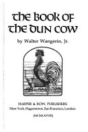 The Book of the Dun Cow cover