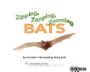 Zipping, Zapping, Zooming Bats cover