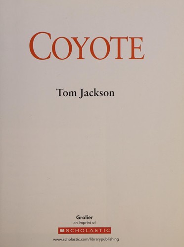 Coyote (Second Series) cover