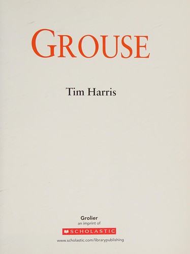 Grouse (Second Series) cover