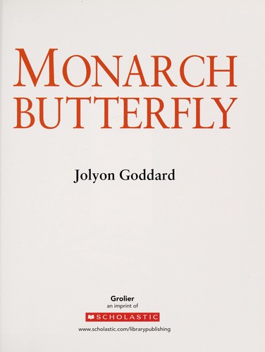 Monarch Butterfly (Second Series) cover