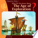 What Do You Know About the Age of Exploration? cover