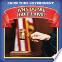 Why Do We Have Laws? cover