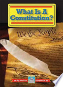 What Is a Constitution? cover