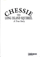 Chessie the Long Island Squirrel cover