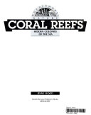 Coral Reefs: Hidden Colonies of the Sea cover