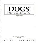 Dogs: Wild and Domestic cover