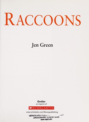 Raccoons (Second Series) cover