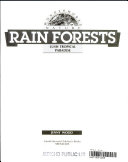 Rain Forests: Lush Tropical Paradise cover