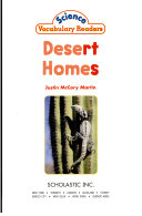 Desert Homes cover