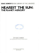 Nearest the Sun: The Planet Mercury cover