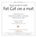 Fat Cat on a Mat cover