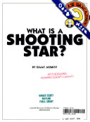 What Is a Shooting Star? cover
