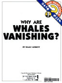 Why Are Whales Vanishing? cover