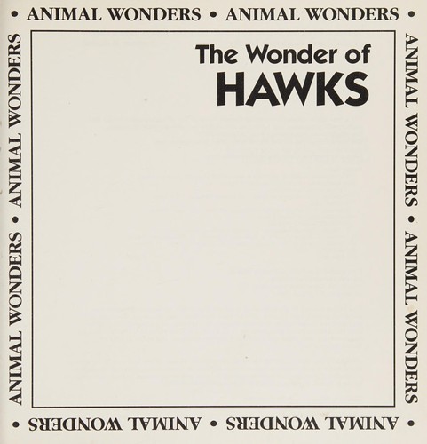 The Wonder of Hawks cover