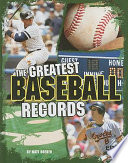 The Greatest Baseball Records cover