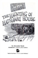 The Haunting of Hathaway House cover