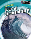 Water and Geothermal Energy cover