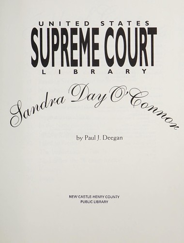 Sandra Day O'Connor cover